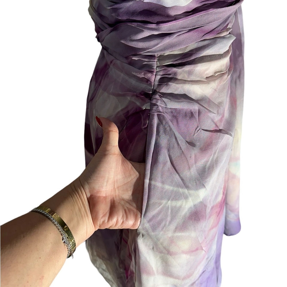 Roberto Cavalli NWT “Abito” lilac silk dress in size 42 (US size 6). Gorgeous - Picture 6 of 15